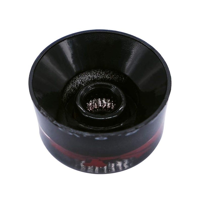 mxuteuk 4pcs Skull Electric Guitar Knob Bass Top Hat Knobs Speed Volume Tone Knob AMP Effect Pedal Control Knobs Black With Red KNOB-S10 - Image 3